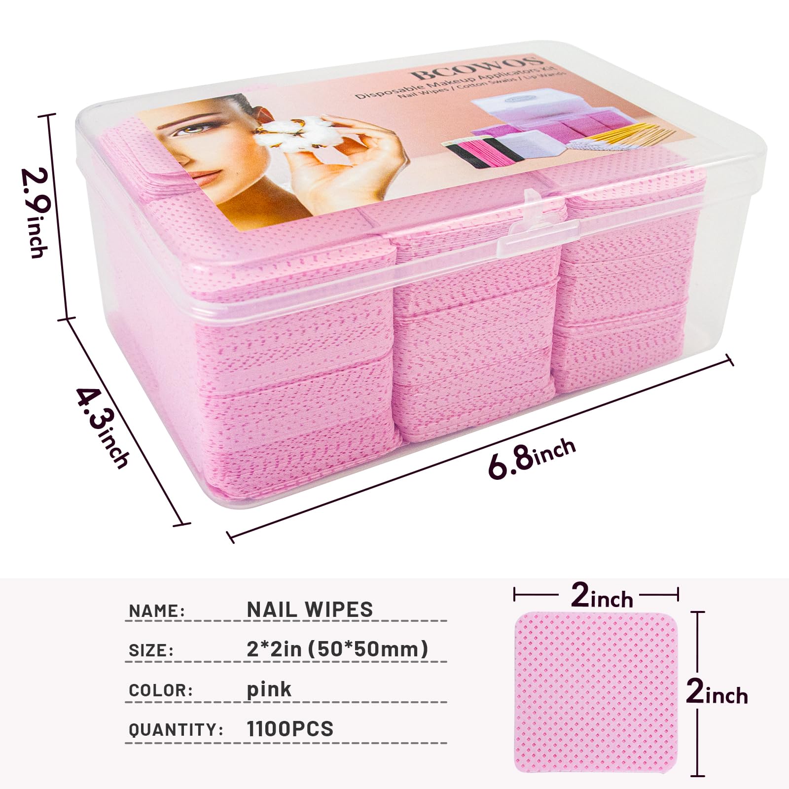 BCOWOS Ideal para uñas en casa: práctico, higiénico y seguro para tu rutina.