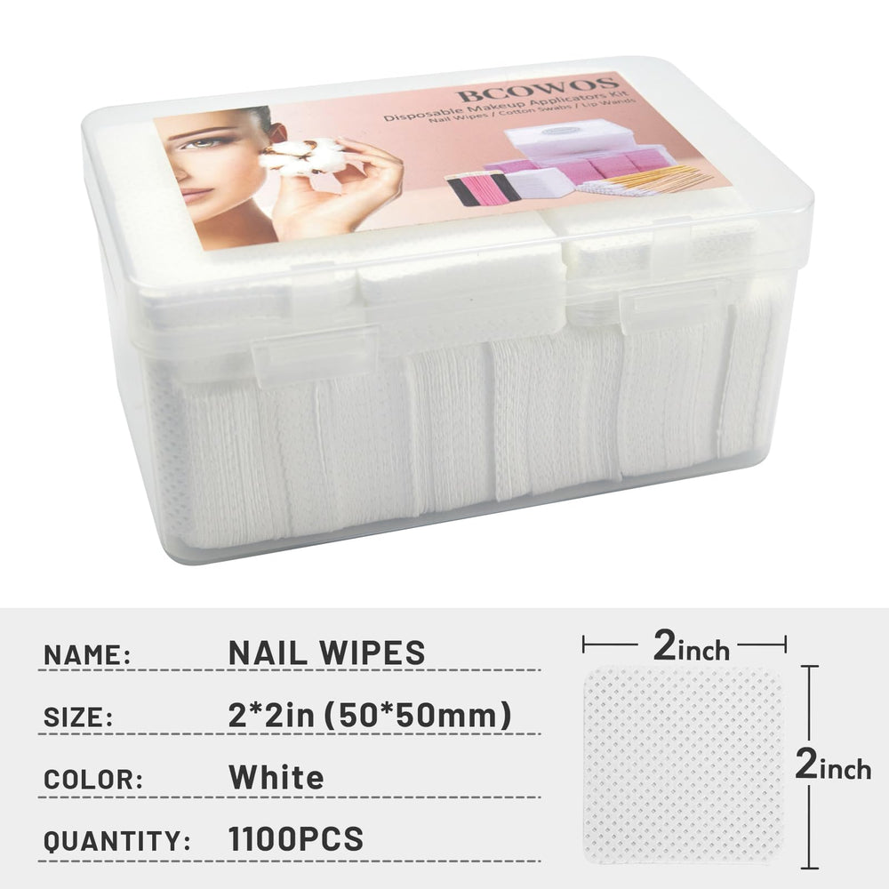 Bcowos conjunto 1100 piezas, ideal para salones y proyectos caseros de manicura.