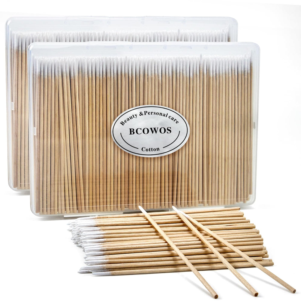 BCowos smooth barb-free cotton swabs protect soft skin during use