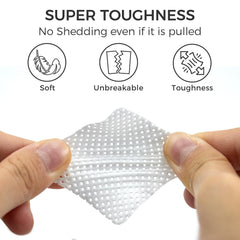 Bcowos toallitas uñas absorben acetona sin dejar fibras; ideal para retoques.