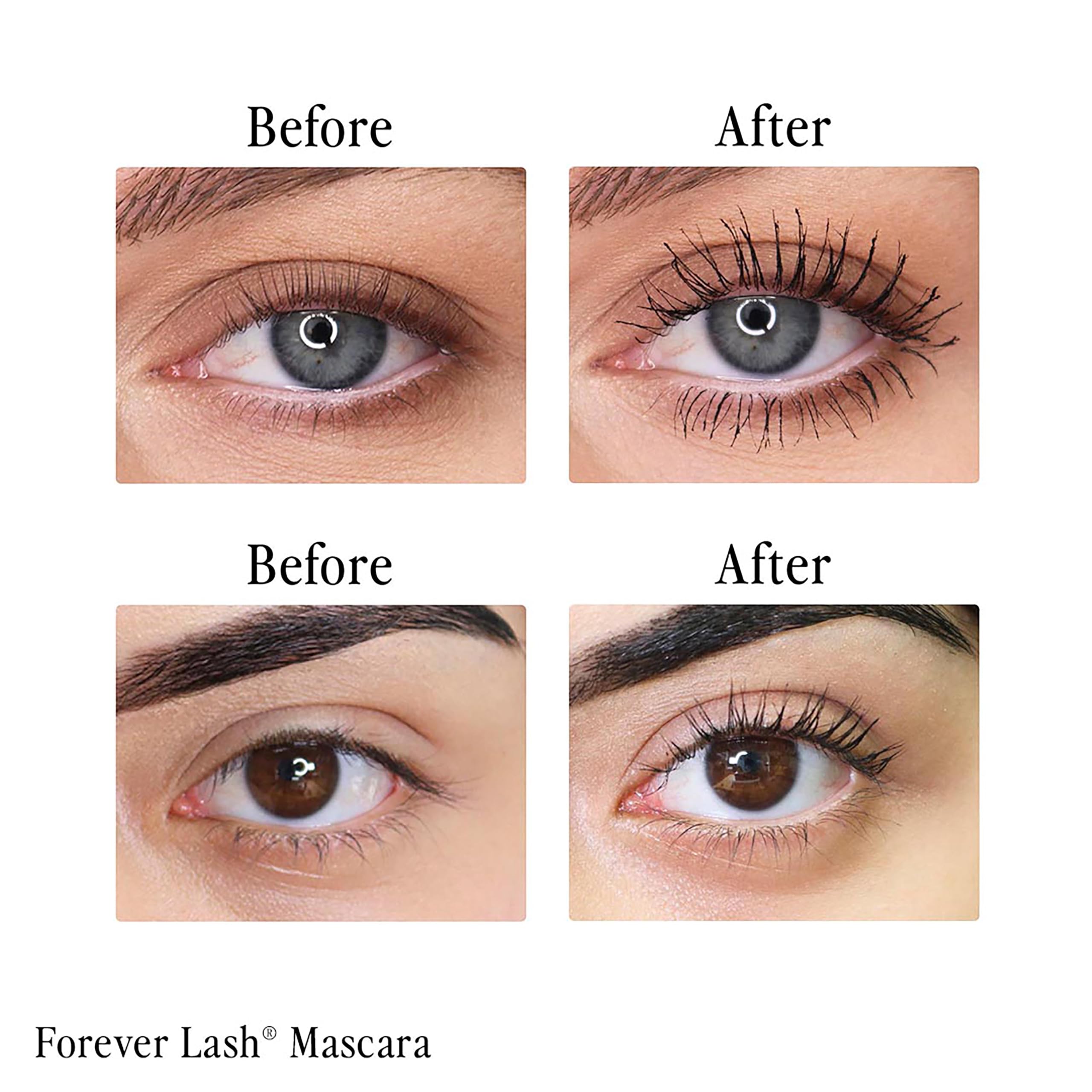 BDB Forever Lash applied look showing dramatic length and volume.