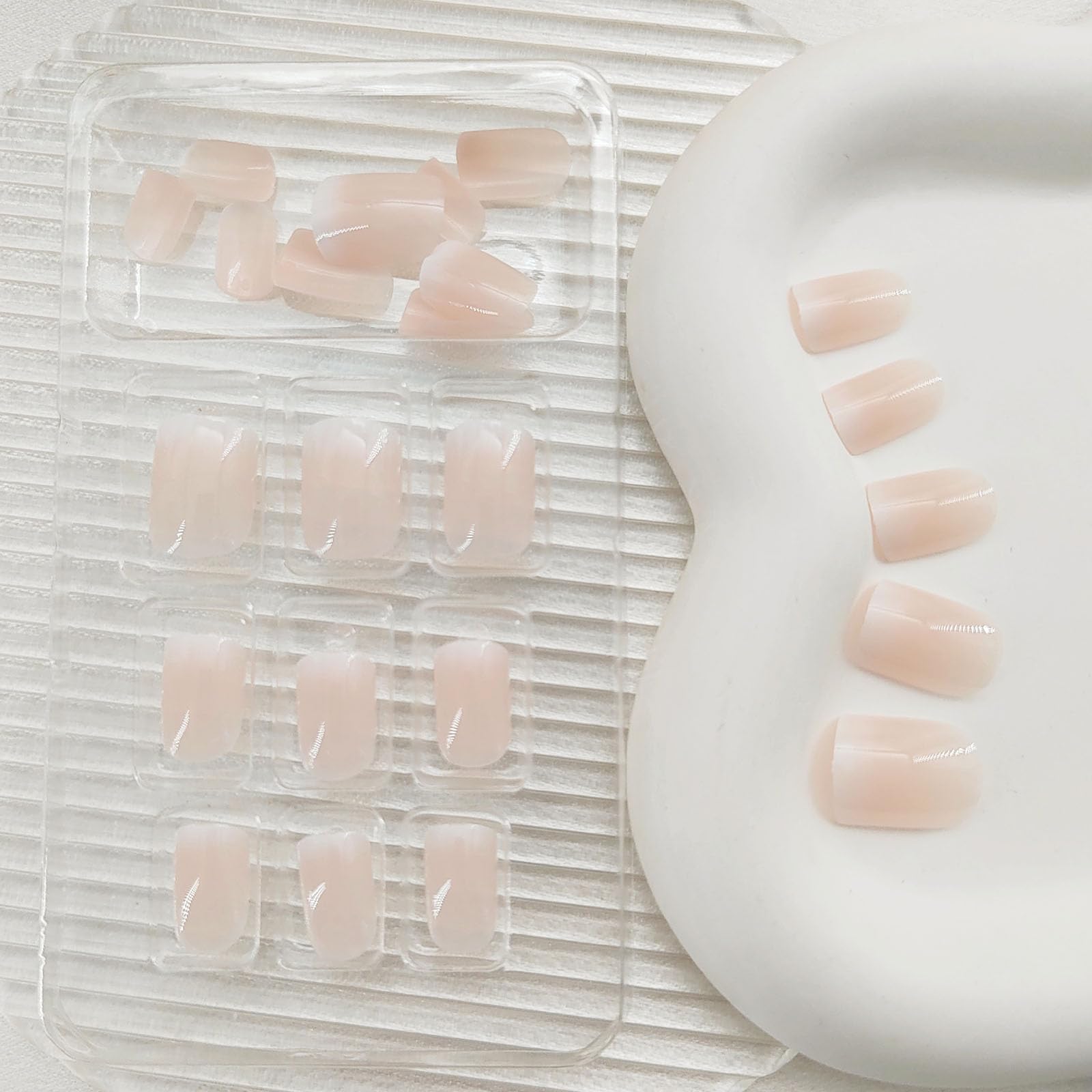 BDKAIWU nails with French tip designs for chic party-ready style