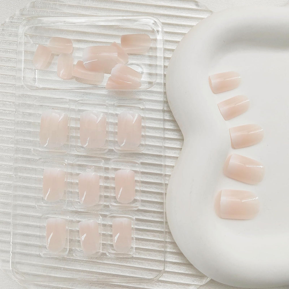 BDKAIWU nails with French tip designs for chic party-ready style