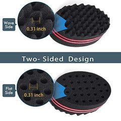 BE BIGEDDIE Barber Hair Brush Sponge used to craft barber-style twists.
