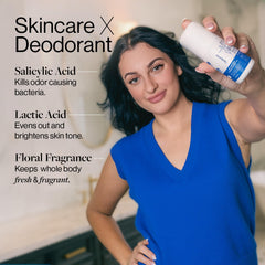Be Bodywise Desodorante Roll-On, aplicador preciso para control del producto