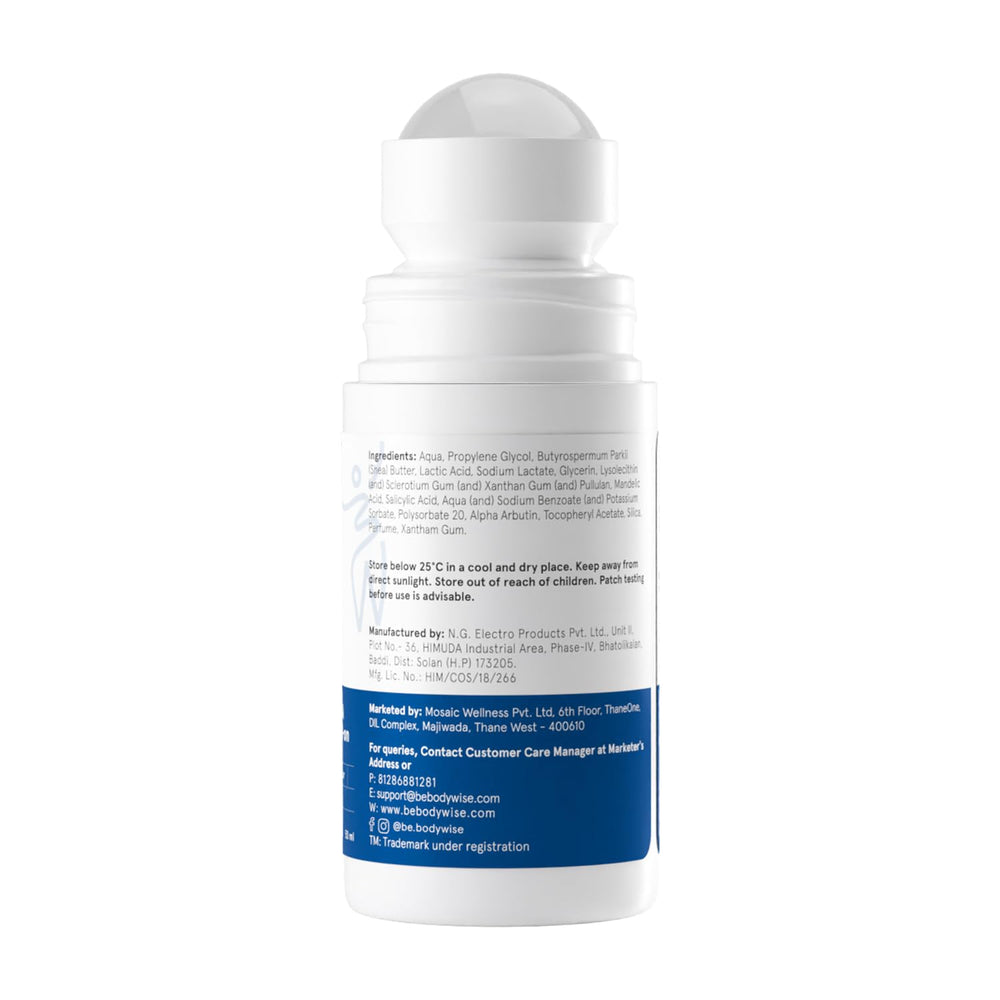 Be Bodywise Desodorante Roll-On, uso diario para rutinas rápidas