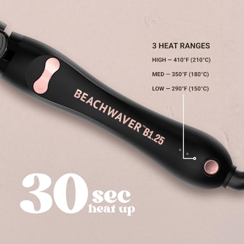 The Beachwaver Co. B1.25 Midnight Rose offers professional-like results at home.