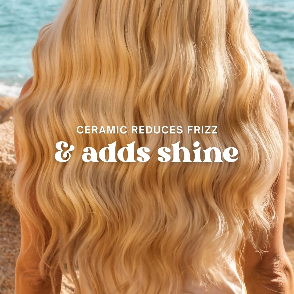 Three heat settings on Beachwaver B1 suit different textures