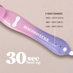 The Beachwaver Co. B1.25 Pink Sunset travel-friendly design for styling anywhere.