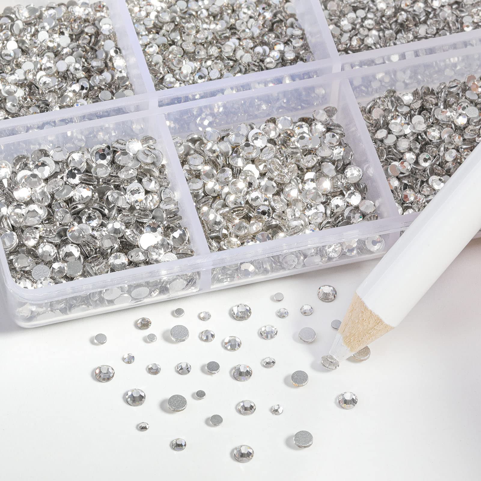 BEADSLAND cristales para maquillaje y arte en uñas brillantes