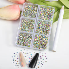 Beadsland caja organizada de cristales AB para ordenar.