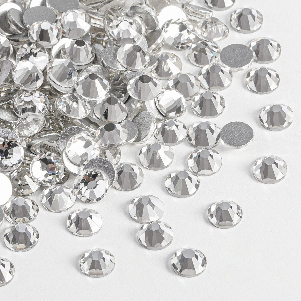 Beadsland cristales SS20 plano trasero, brillo intenso para uñas y manualidades.