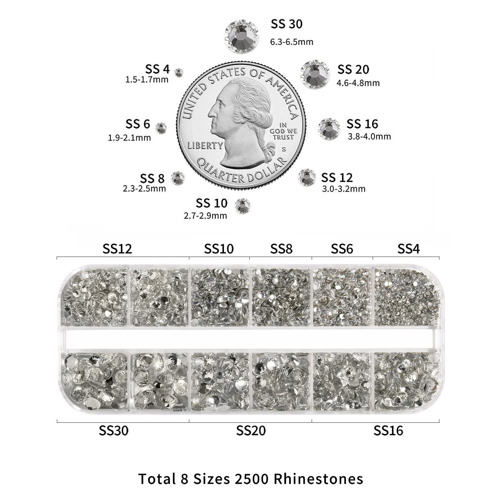 Beadsland rhinestones for makeup, face and body art across projects