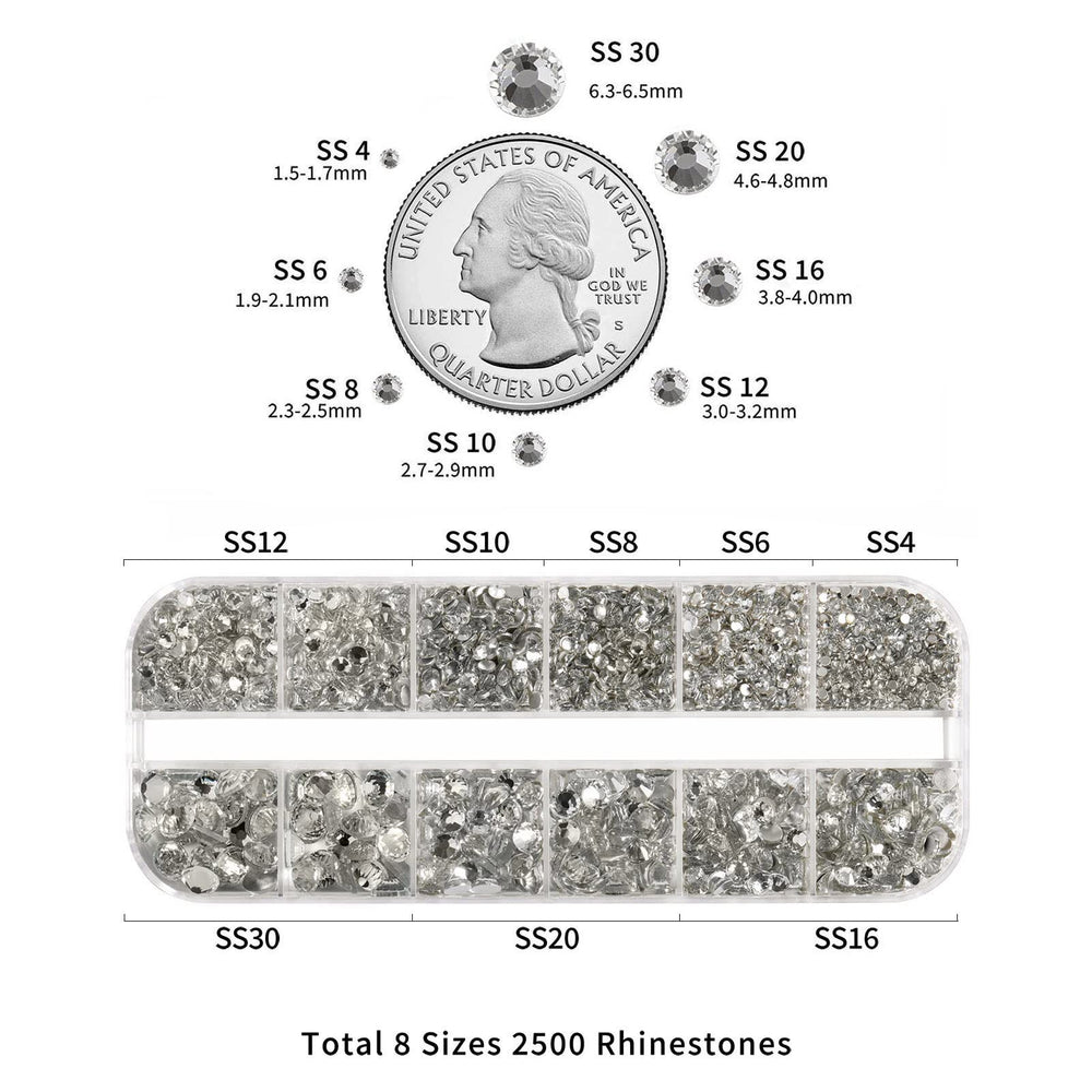 Beadsland rhinestones for makeup, face and body art across projects