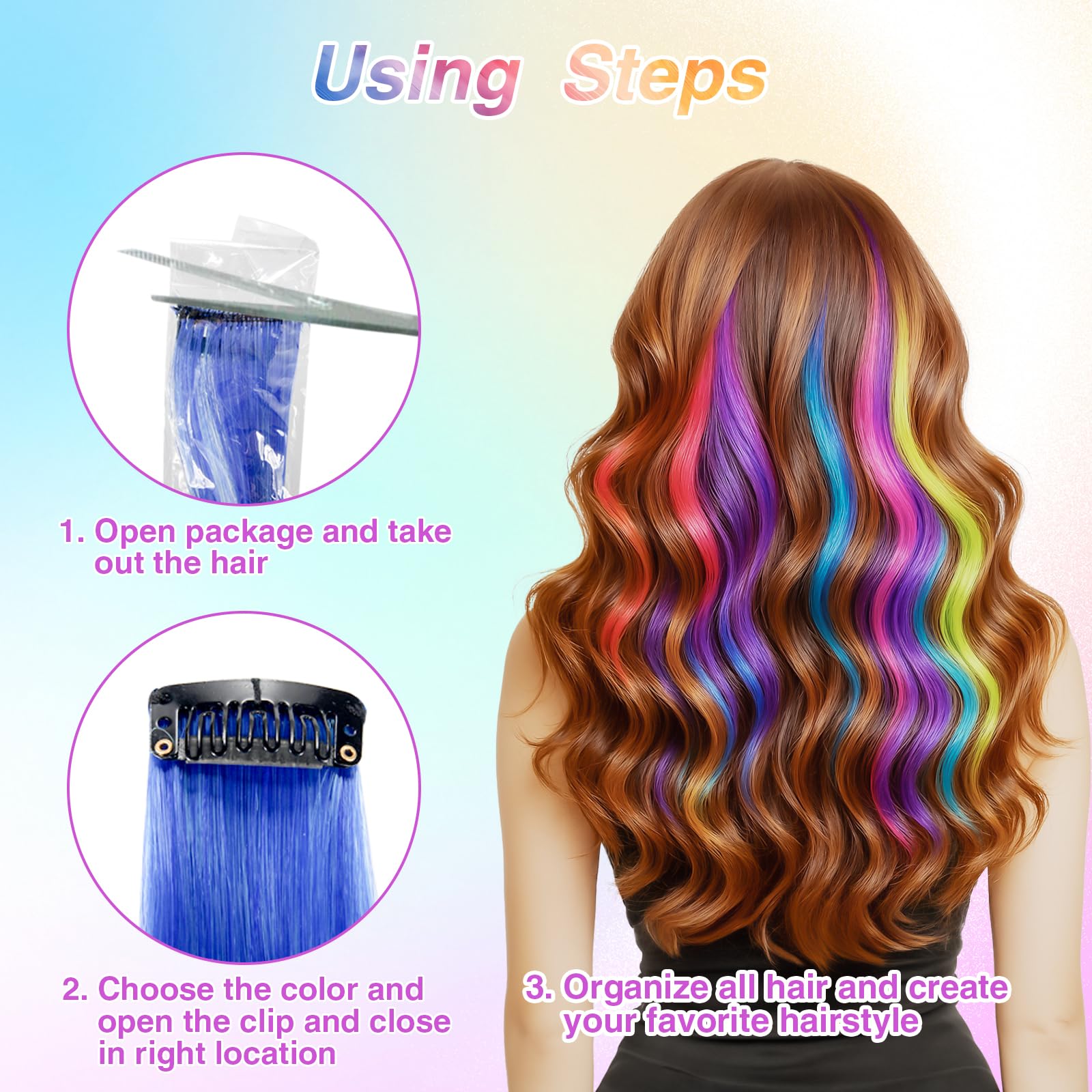 BEAHOT synthetic clip-ins stay soft and lightweight for daily wear.