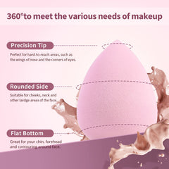 BEAKEY latex-free BOUN BOUN sponge with teardrop shape for precise concealer blending