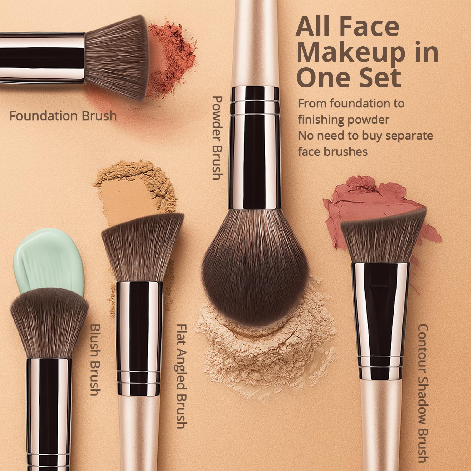 BEAKEY brushes feature no-shed design and reinforced ferrules for long-lasting use