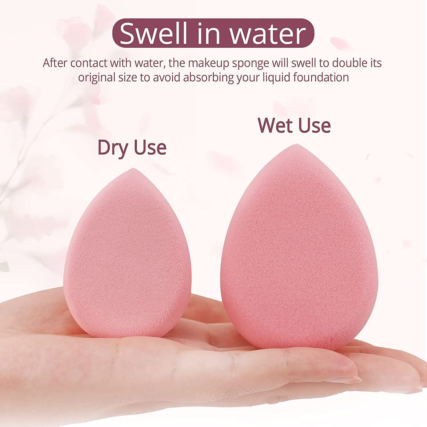 BEAKEY dry use sponge ideal for setting powder application