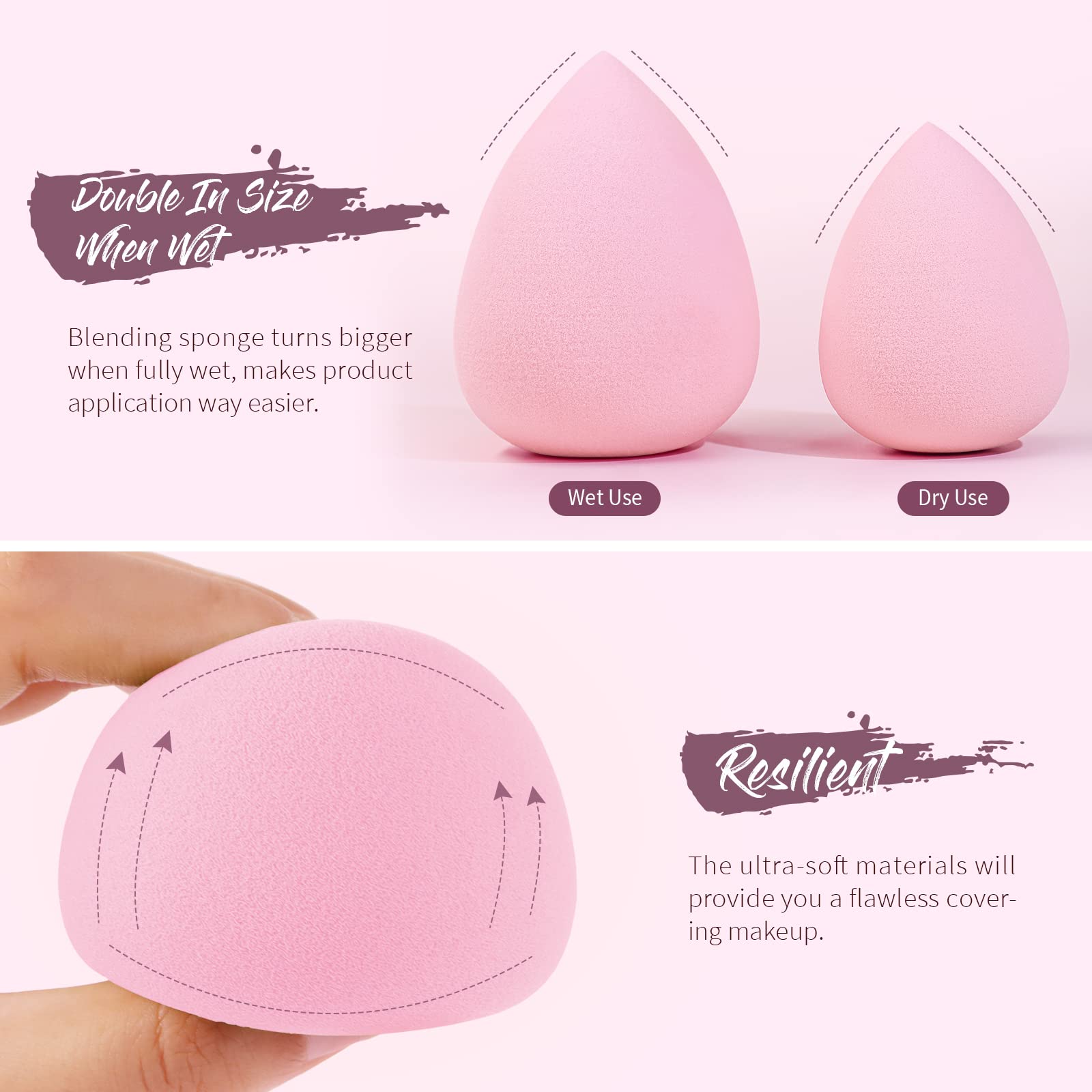 BEAKEY BOUN BOUN sponges offer a soft texture gentle on sensitive skin