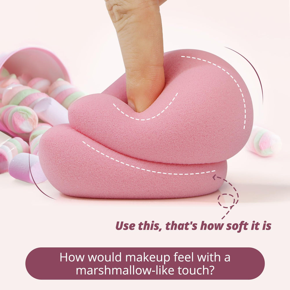 BEAKEY latex-free makeup sponge for gentle skin friendly use