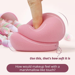 BEAKEY latex-free makeup sponge for gentle skin friendly use