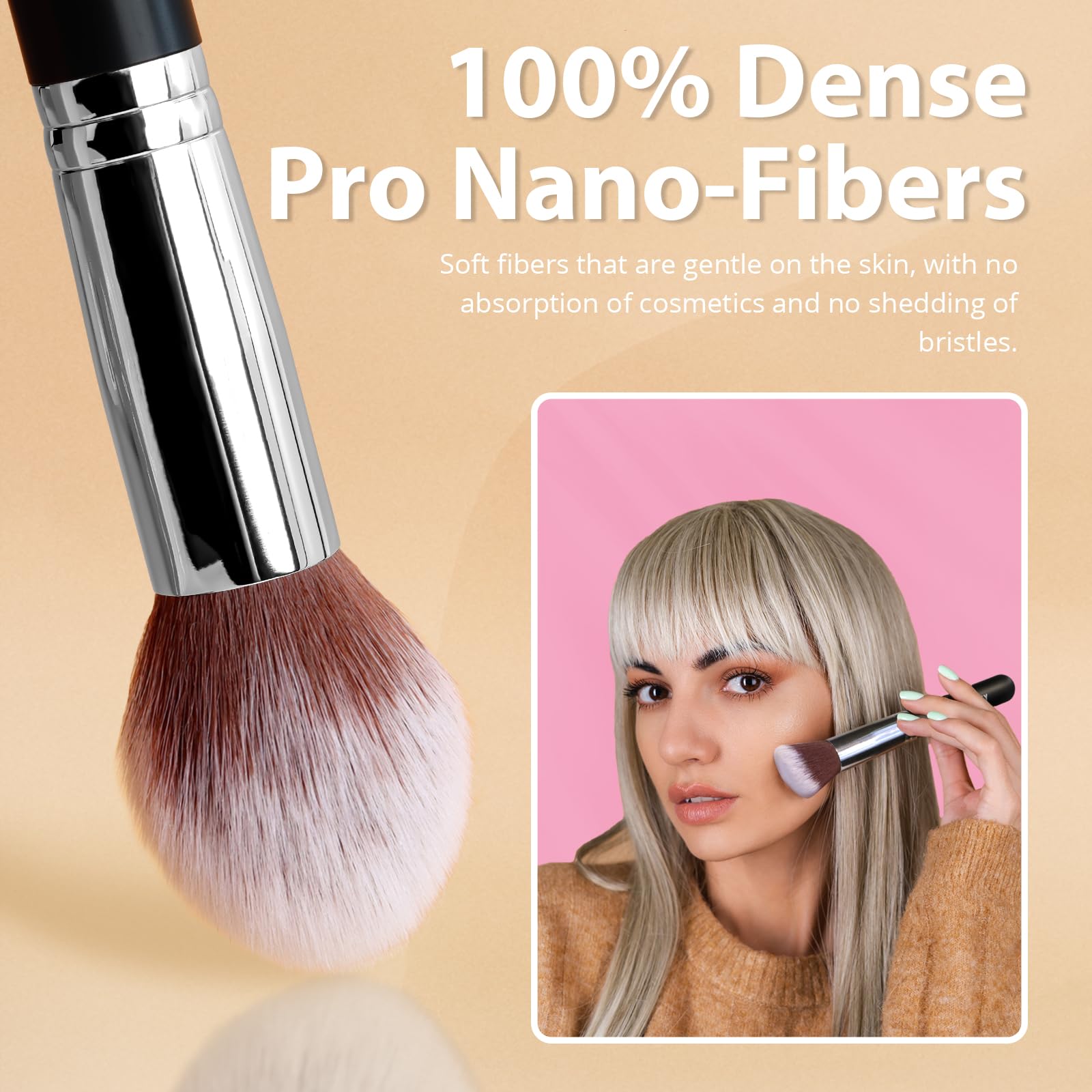 BEAKEY makeup brush set closeup eye brush for detailed work
