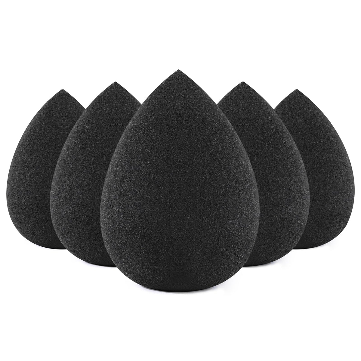 BEAKEY makeup sponge with teardrop tip for precise foundation application.