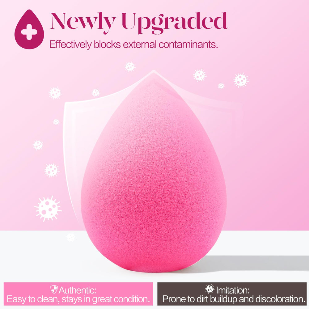 Beakey rounded-base blending sponge covers large areas with smooth motion