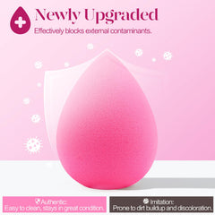 Beakey rounded-base blending sponge covers large areas with smooth motion