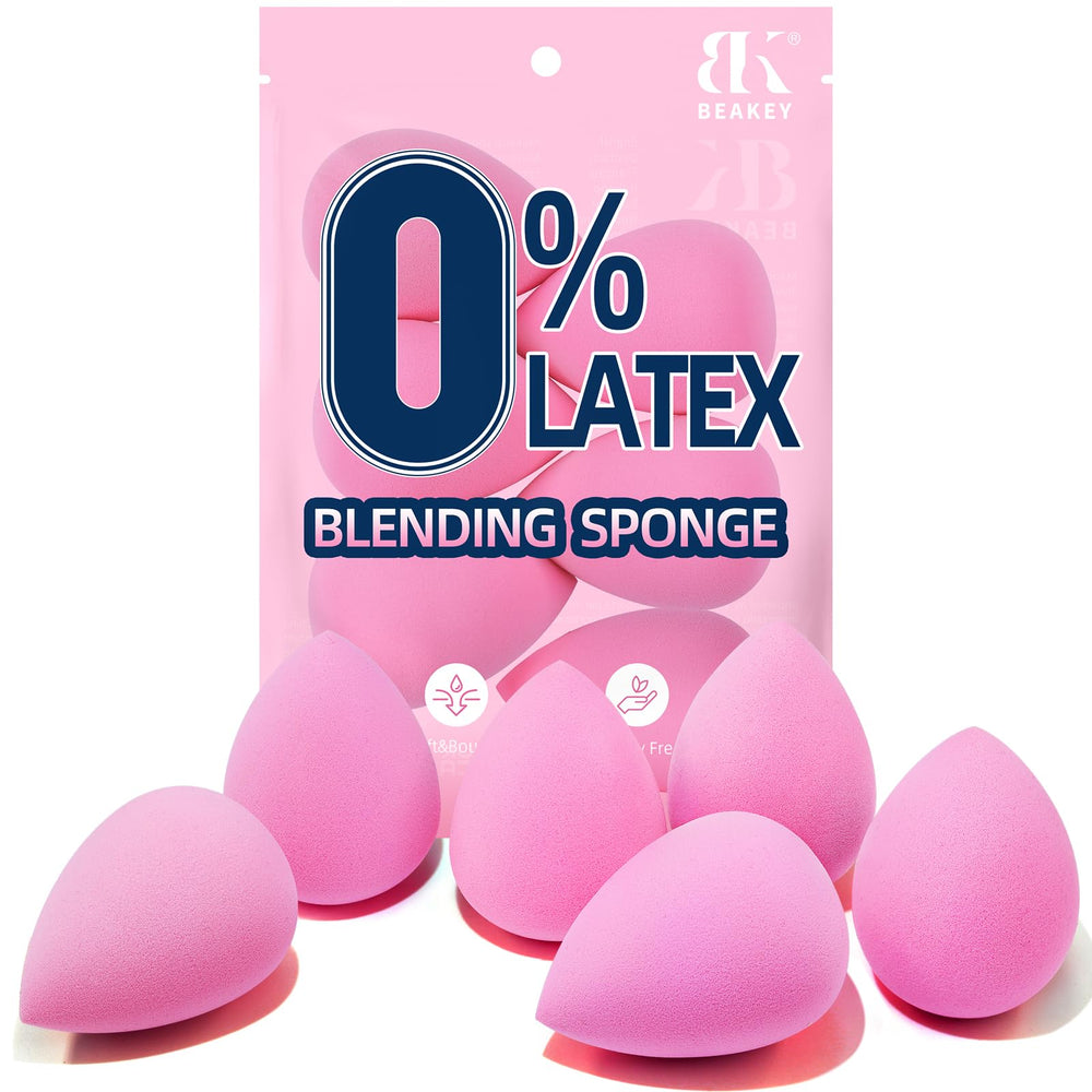Beakey super-soft makeup sponge set for flawless blending and even coverage