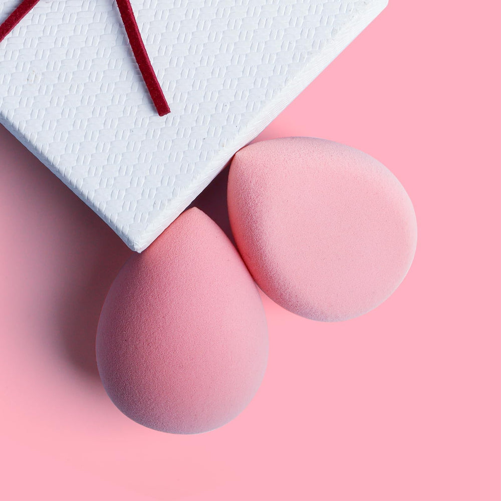 BEAKEY travel-friendly two-piece sponge set for on the go