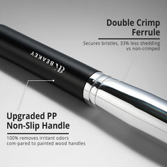 BEAKEY wooden-handle ergonomic design emphasizes comfortable, controlled application.