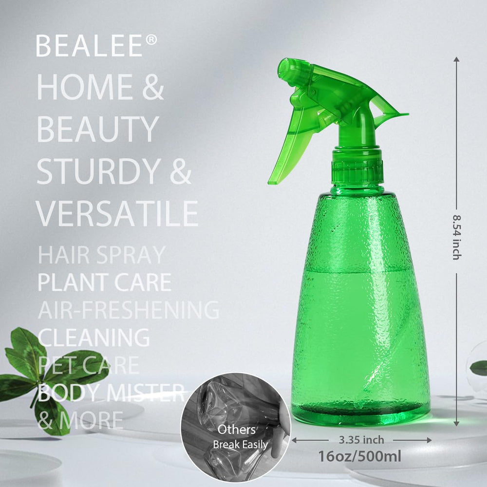 Bealee cleaning spray for vinegar-water mixes without spills.