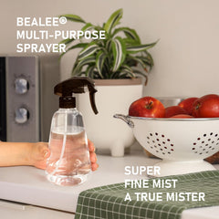 Ergonomic Bealee hair mist bottle designed for comfortable daily use.
