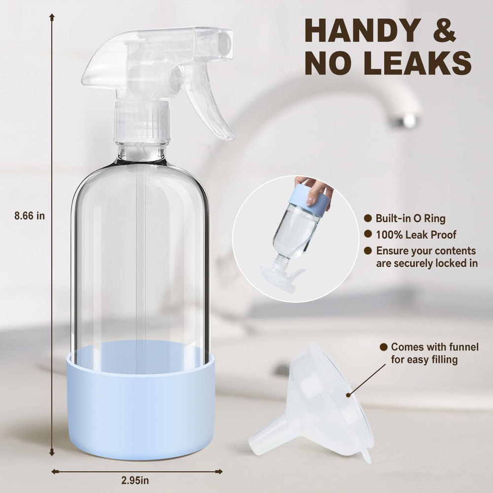 Bealee bottle used for plant care misting and hydration of houseplants.