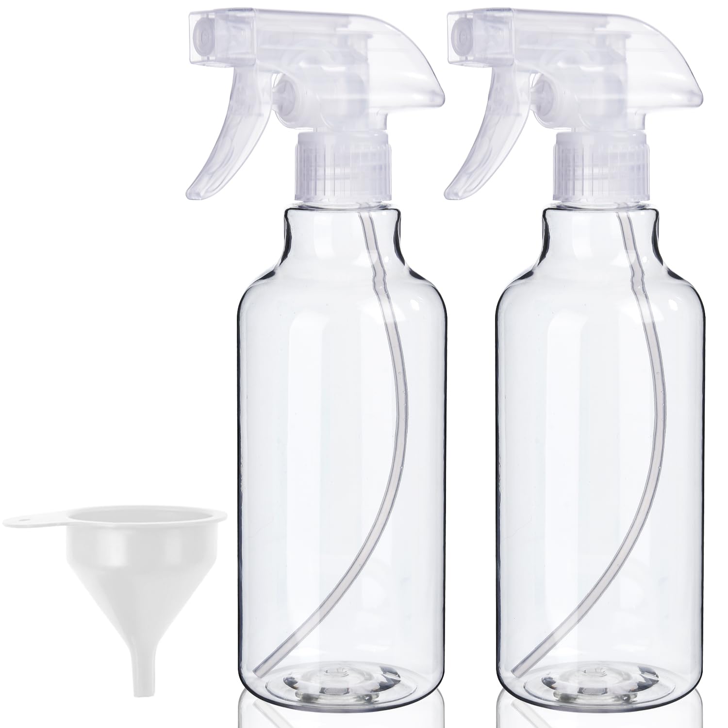 Bealee plastic spray bottle 16oz with mist mode for gentle plant care and cleaning