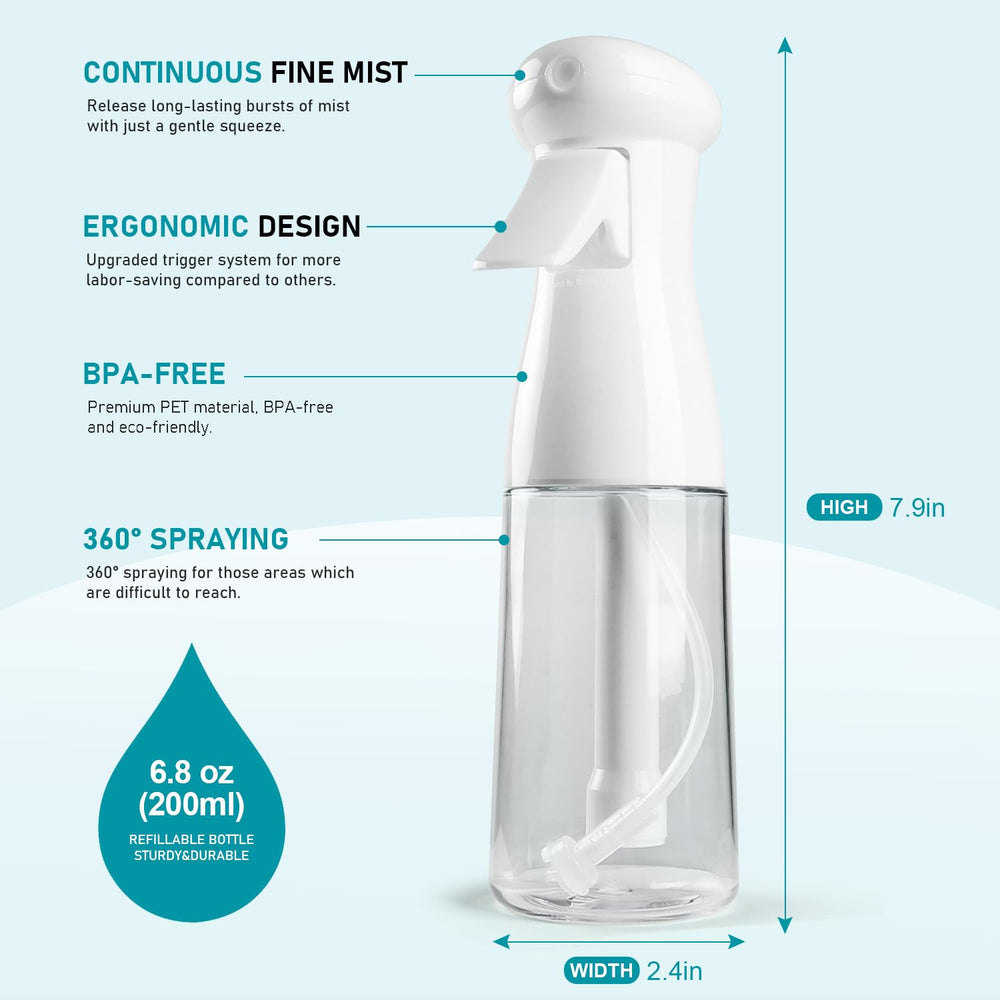 Bealee barbers-salons spray bottle with consistent mist bursts