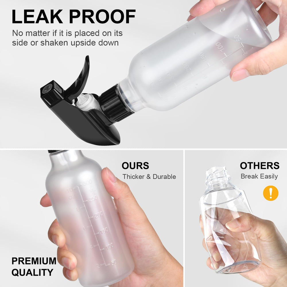 Bealee spray bottle leakproof cap prevents leaks during storage.