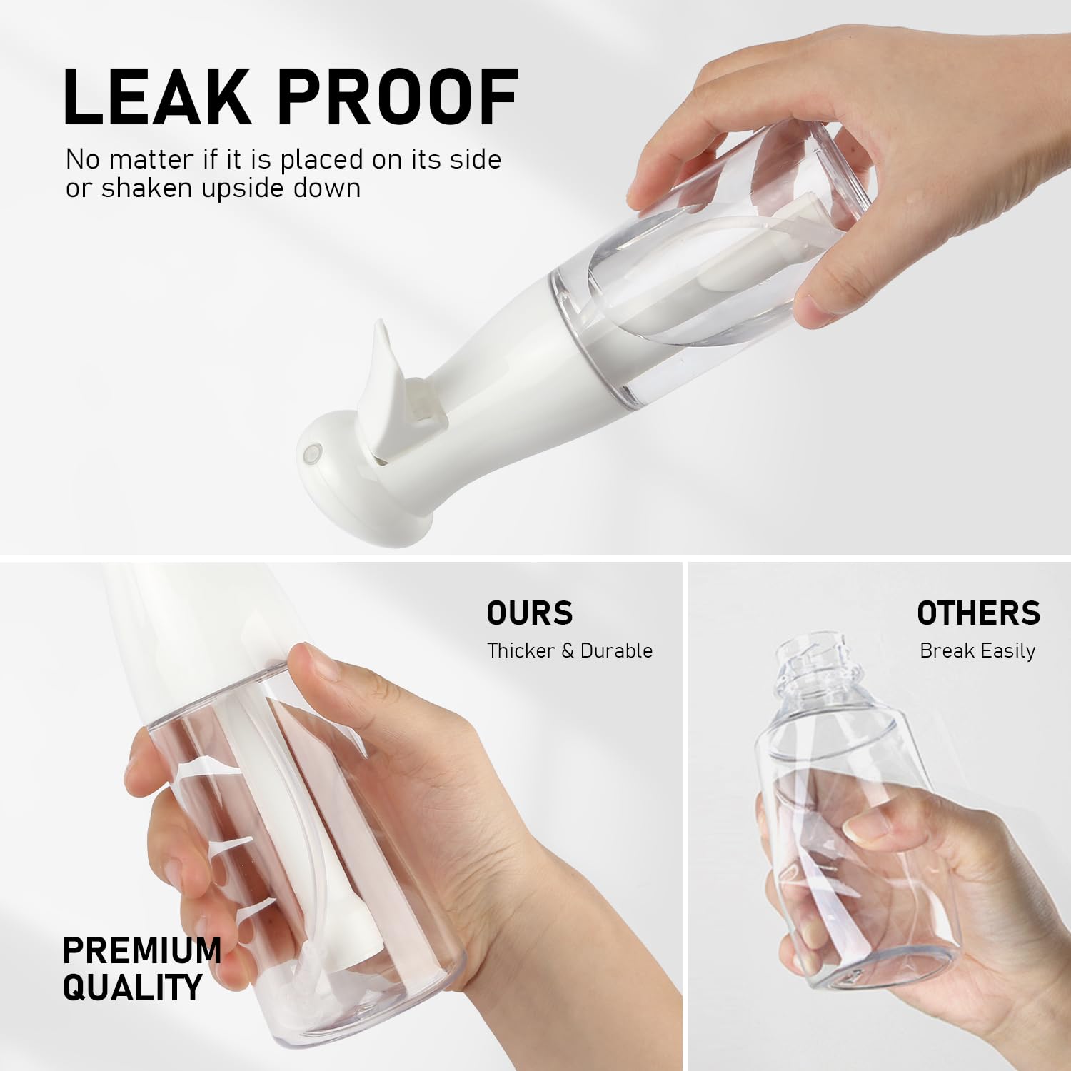 Bealee spray bottle for pet grooming with gentle atomization