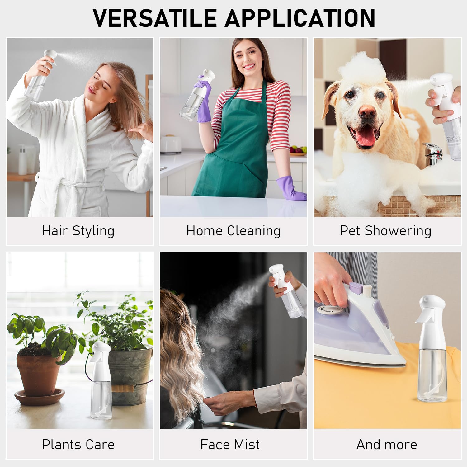 Bealee premium-material spray bottle for durable, leak-proof use