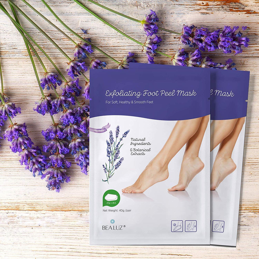 Bealuz medias exfoliantes para pies: aplicación sencilla
