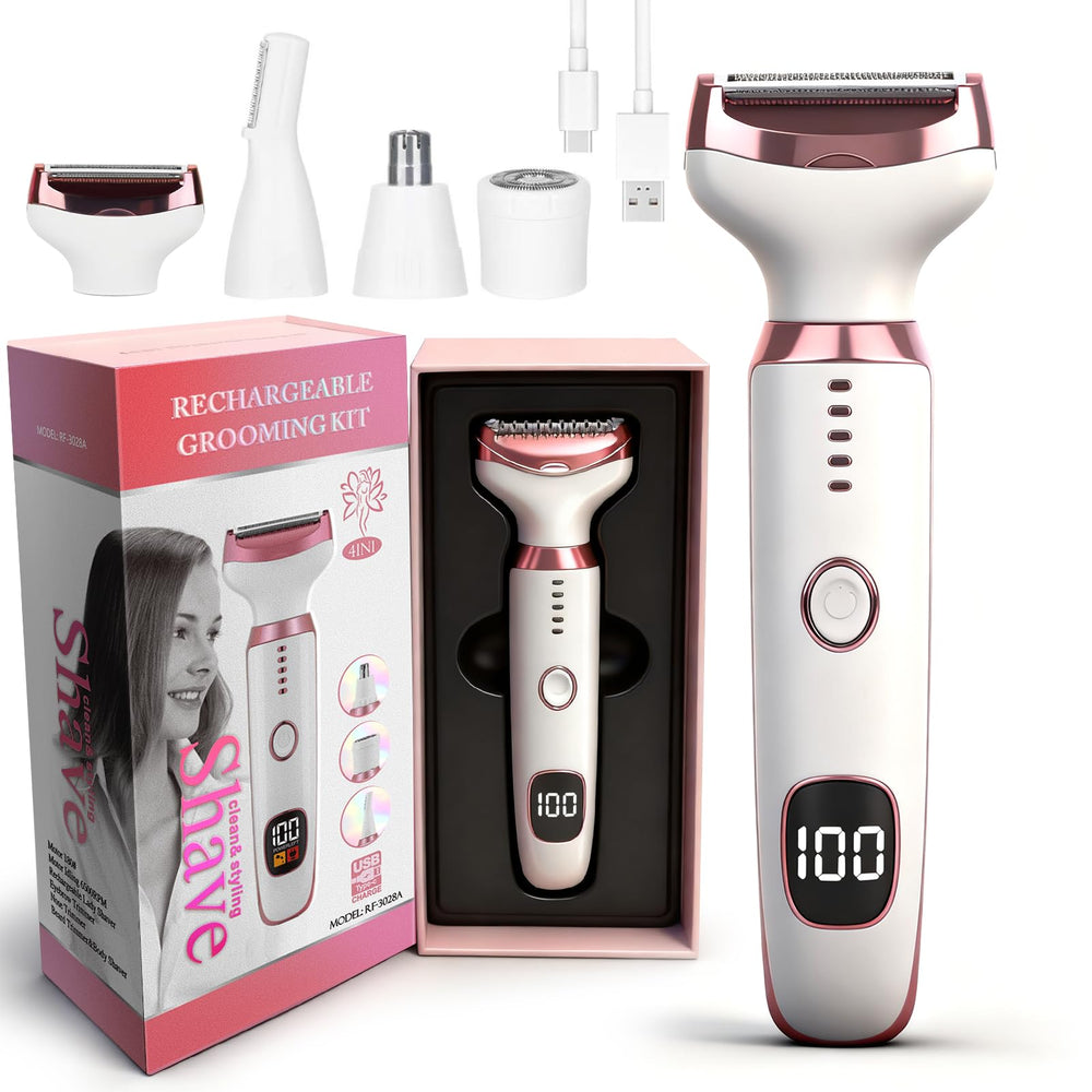 Beanify 2026 electric razor kit front view for on-the-go grooming and easy storage