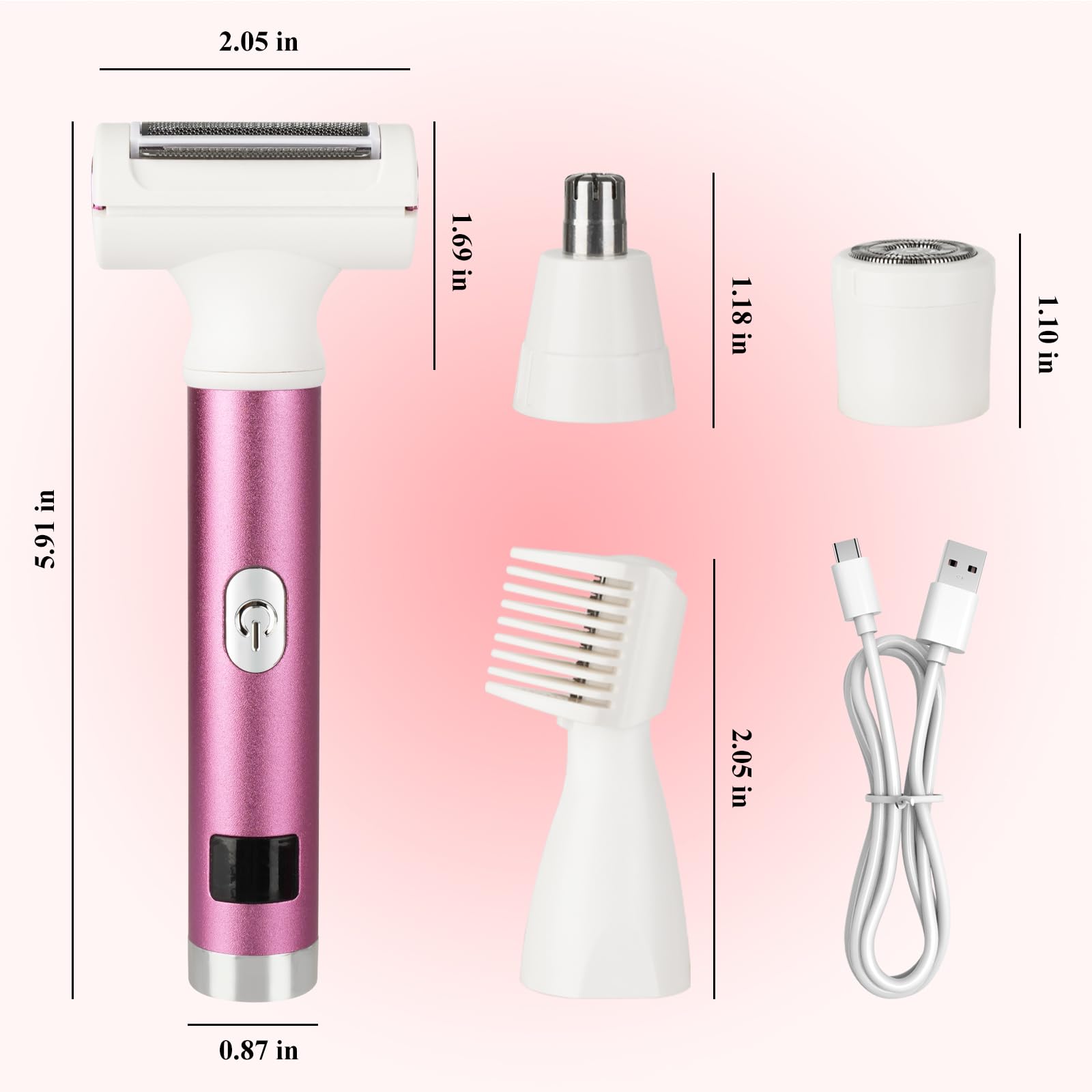 Beanify Cordless razor in hand for on-the-go grooming.