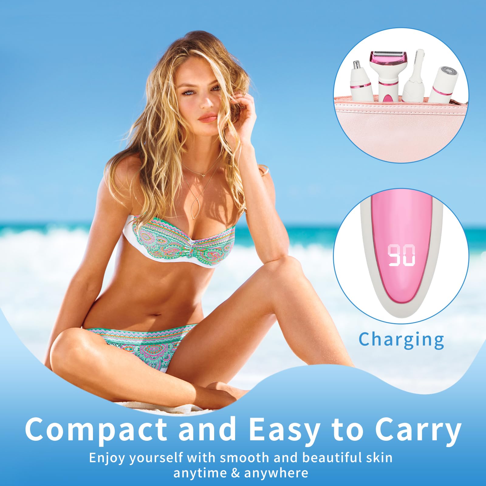 Beanify ergonomic handle image shows comfortable grip for extended grooming sessions