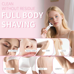 Beanify wet and dry razor packaging highlighting versatile 4-in-1 heads for grooming