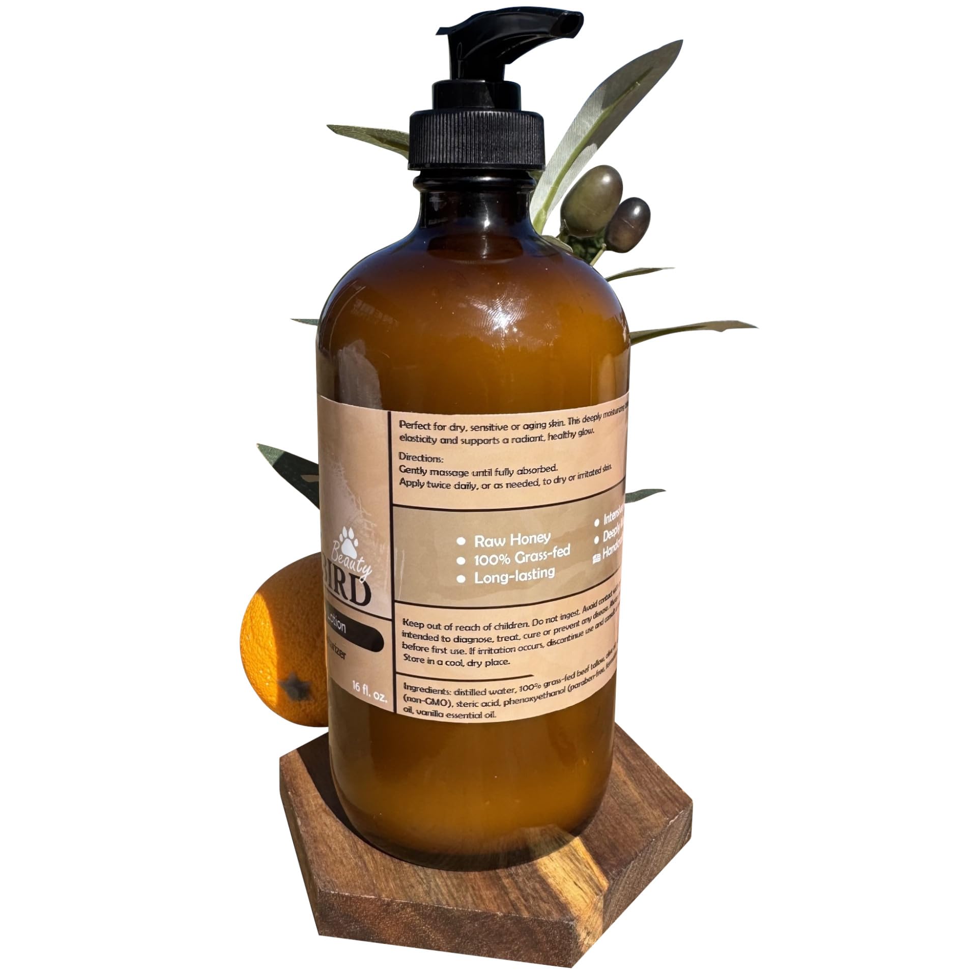 Bear Bird lotion texture closeup showcases creamy, fast-absorbing moisture