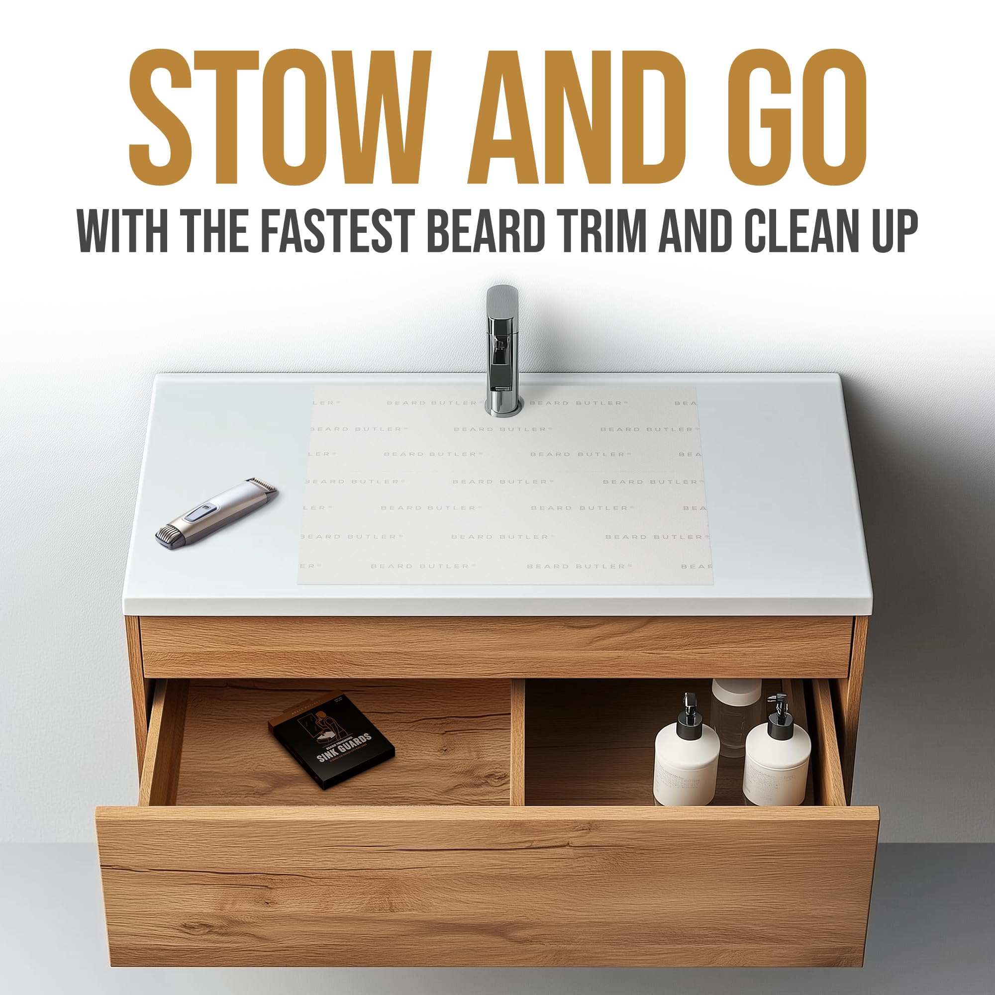 Beard Butler disposable catcher buzz catch toss illustrates routine use.