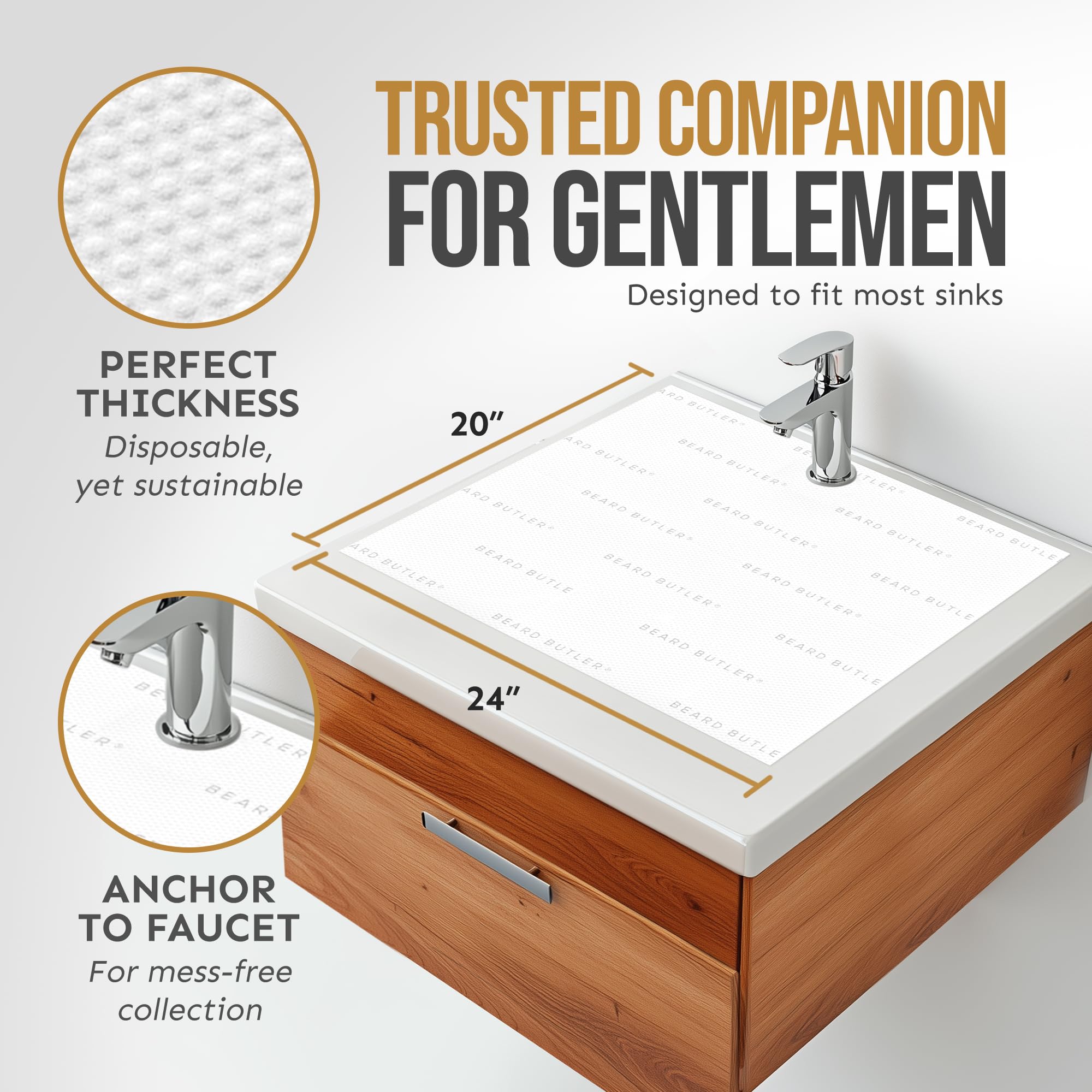 Beard Butler disposable catcher gift box makes a practical beard gift.