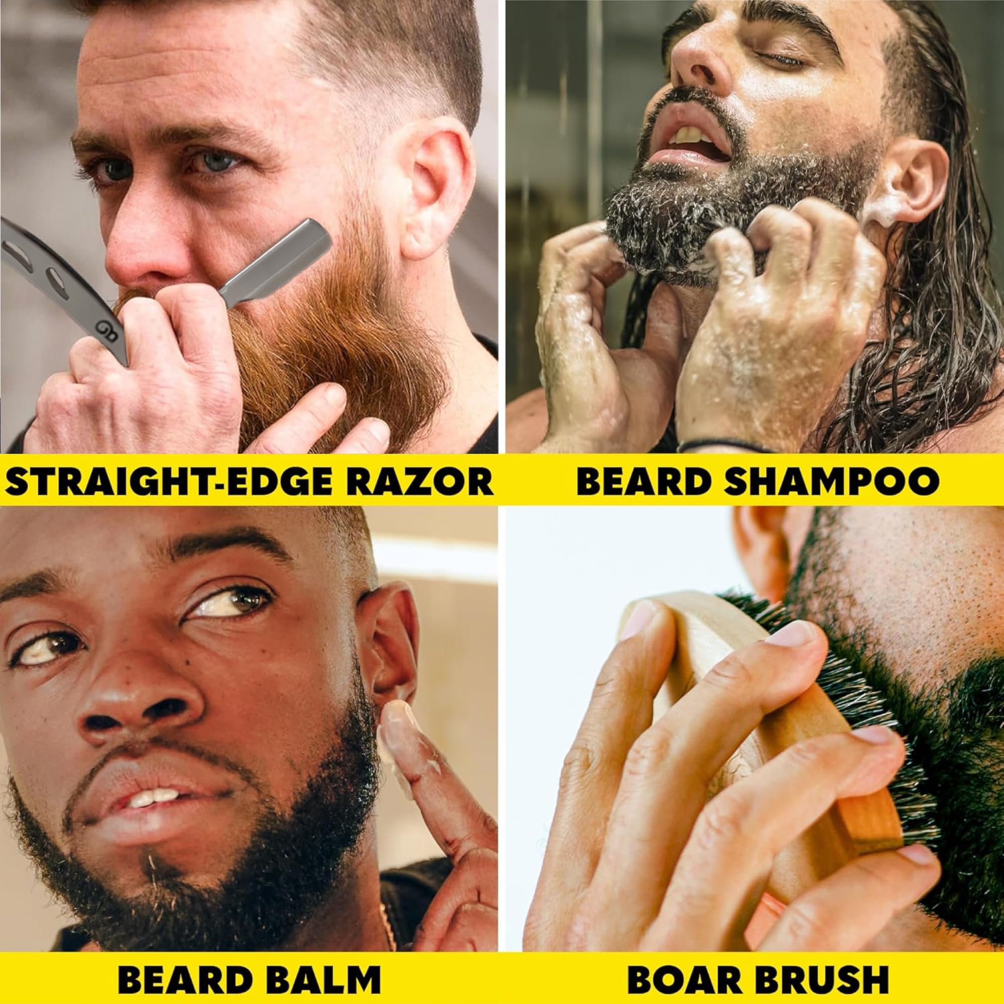 The Beard Club trimmer with attachments for versatile styling