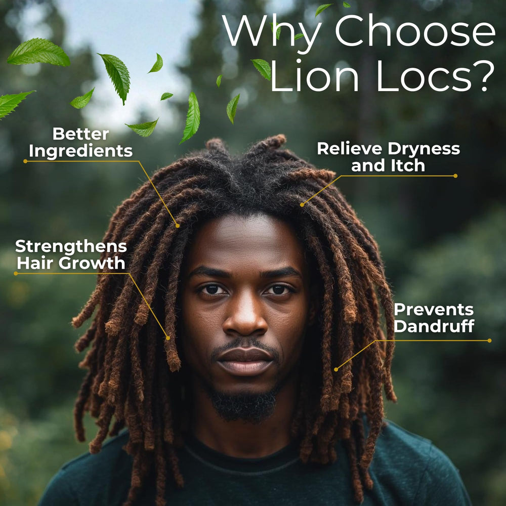 Beard Gains Lion Locs ayuda a prevenir quiebre engrosar hebras rastas